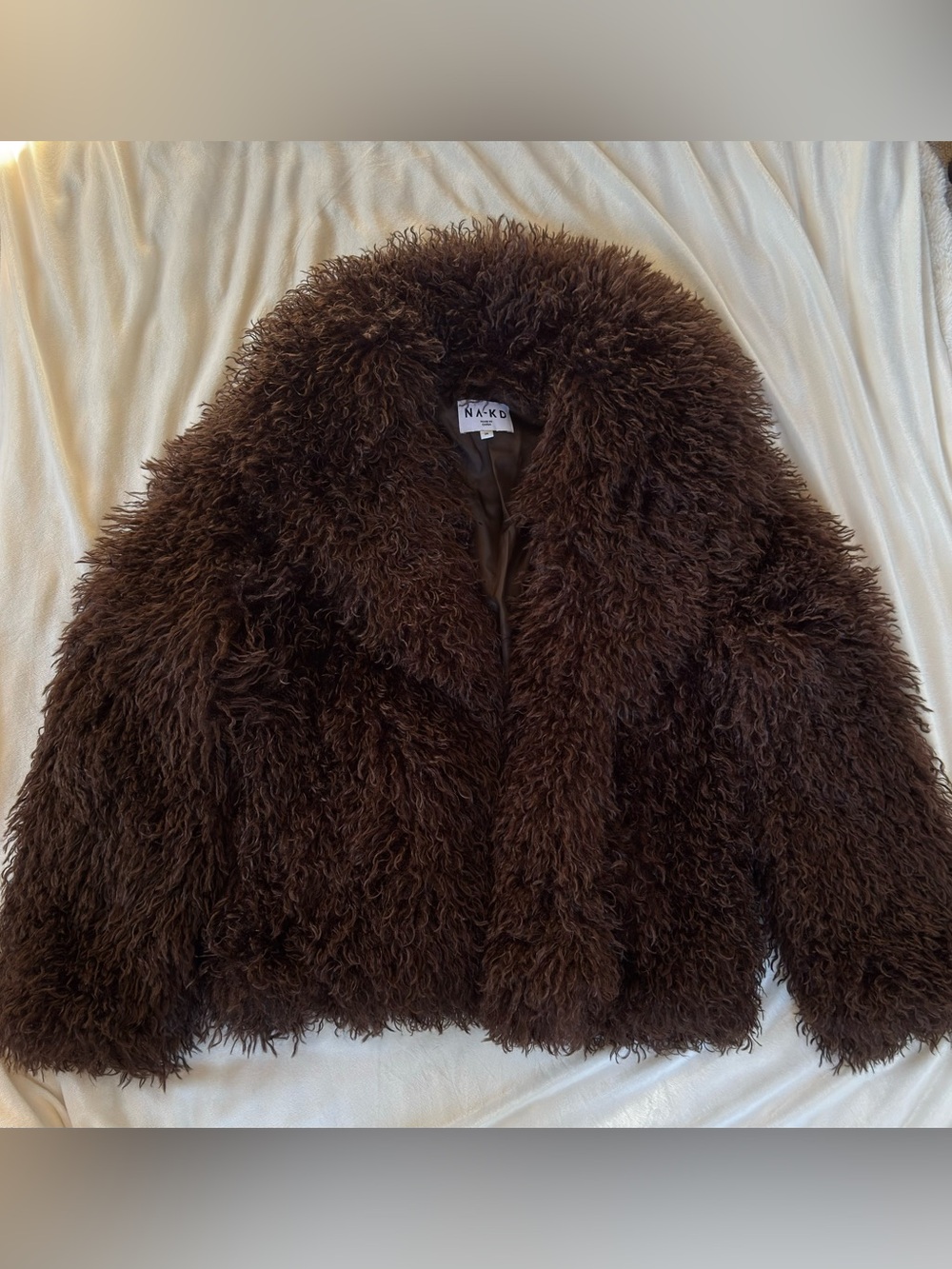 Na-kd Mongolian faux fur coat